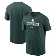 Michigan State Nike Dri-Fit Sideline Team Issue Tee